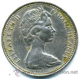 Monedas antiguas de Am&eacute;rica: BAHAMAS, 5 CENTAVOS, 1969 - Foto 2
