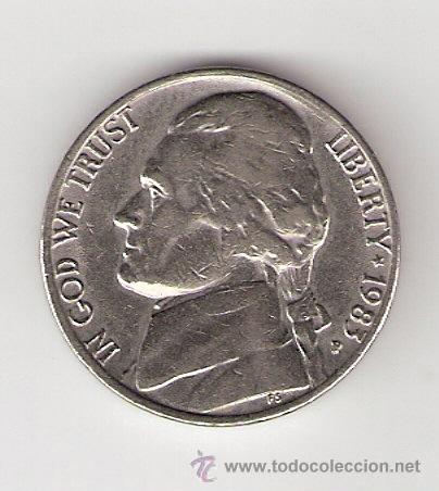 Monedas antiguas de Am&eacute;rica: 5 CENTAVOS - USA 1983 - Foto 2