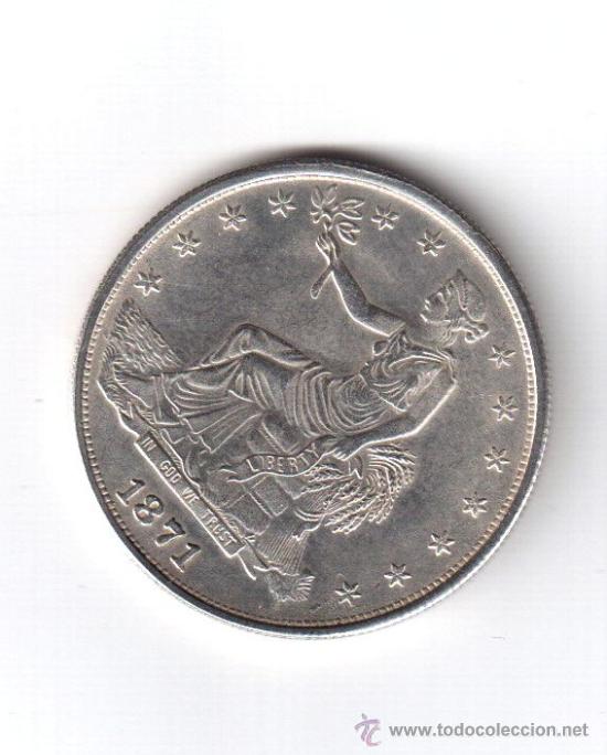 Monedas antiguas de Am&eacute;rica: moneda de dolar falso - Foto 1