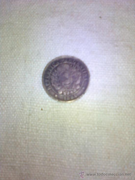 Monedas antiguas de Am&eacute;rica: MONEDA DE 2 CENTAVOS ARGENTINA 1884 - Foto 2