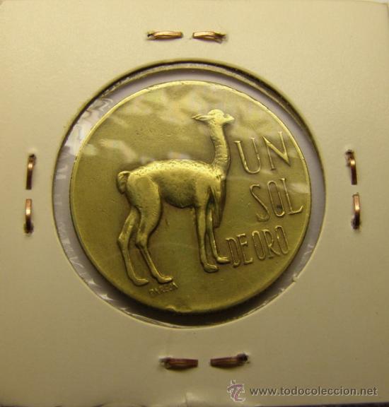 Monedas antiguas de Am&eacute;rica: Moneda de 1 sol. Per&uacute;. A&ntilde;o 1968. - Foto 2