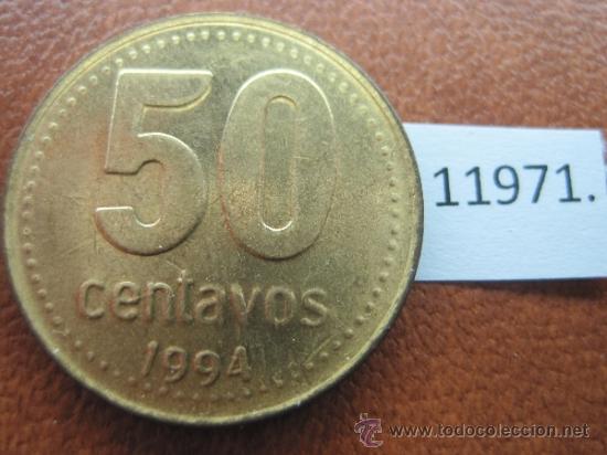 Monedas antiguas de Am&eacute;rica: Argentina  50  centimos  1994 - Foto 2