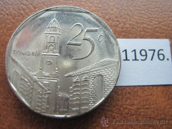 Monedas antiguas de Am&eacute;rica: Cuba ,  25  centimos 1998 - Foto 1