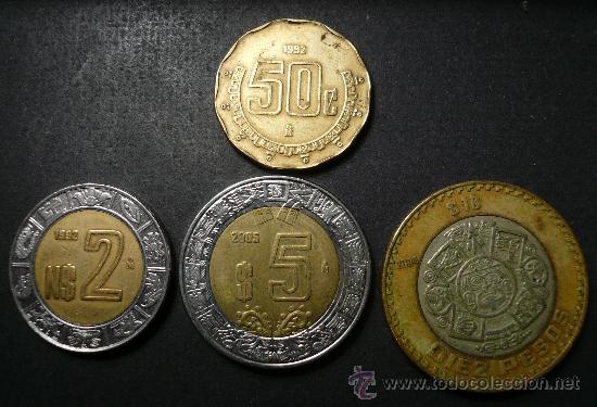 Monedas antiguas de Am&eacute;rica: Las mismas monedas por el reverso. - Foto 2