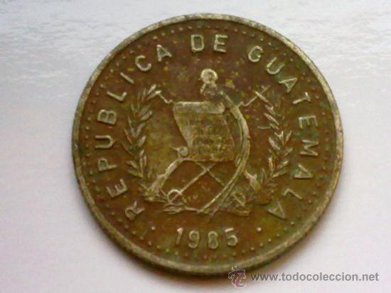 Monedas antiguas de Am&eacute;rica: GUATEMALA 5 CENTAVOS 1985 - Foto 1