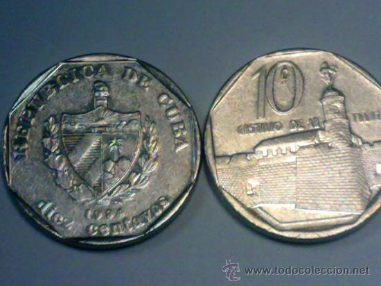 Monedas antiguas de Am&eacute;rica: CUBA 10 CENTIMOS 1994 - Foto 1