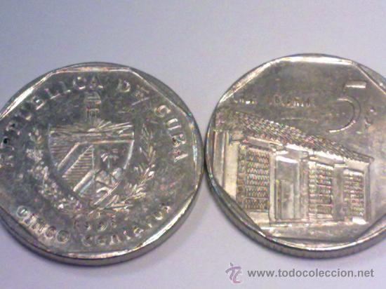 Monedas antiguas de Am&eacute;rica: CUBA 5 CENTAVOS 1996 - Foto 1