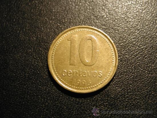 Monedas antiguas de Am&eacute;rica: Argentina 10 centavos 1993 - Foto 2