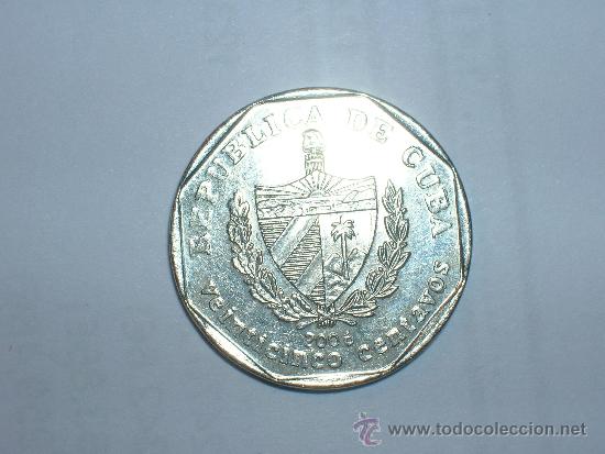 Monedas antiguas de Am&eacute;rica: Cuba 25 centavos 2006 (1013) - Foto 1