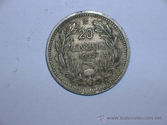 Monedas antiguas de Am&eacute;rica: Chile 20 centavos 1932 (1830) - Foto 1