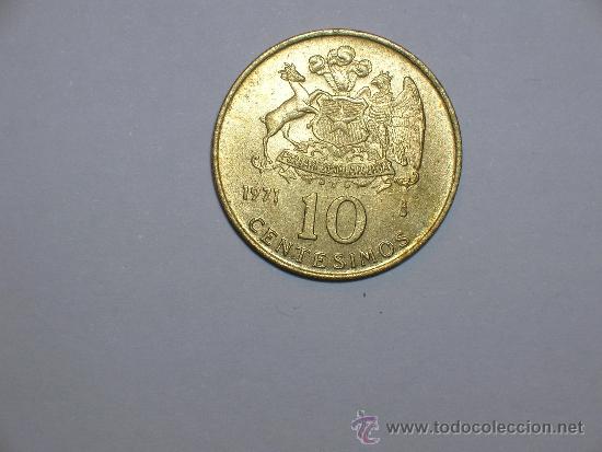 Monedas antiguas de Am&eacute;rica: Chile 10 centesimos 1971 (1826) - Foto 1
