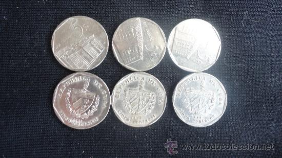 Alte M&uuml;nzen aus Amerika: LOTE DE MONEDAS CUBANAS MONEDAS DE CUBA 5 CENTAVOS