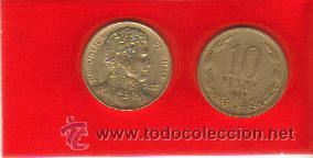 Monedas antiguas de Am&eacute;rica: CHILE 10 PESOS 1992 - Foto 1