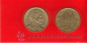 Monedas antiguas de Am&eacute;rica: CHILE 10 PESOS 1996 - Foto 1