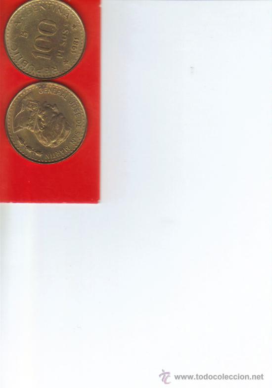 Monedas antiguas de Am&eacute;rica: ARGENTINA 100 PESOS 1981 - Foto 1