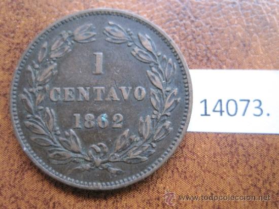 Monedas antiguas de Am&eacute;rica: Venezuela , 1 centimo 1862 - Foto 2