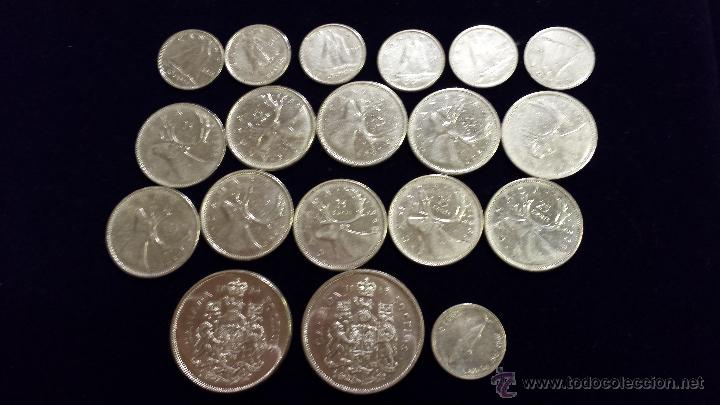 Monedas antiguas de Am&eacute;rica: LOTE 19 MONEDAS DE PLATA DE CANADA - Foto 2