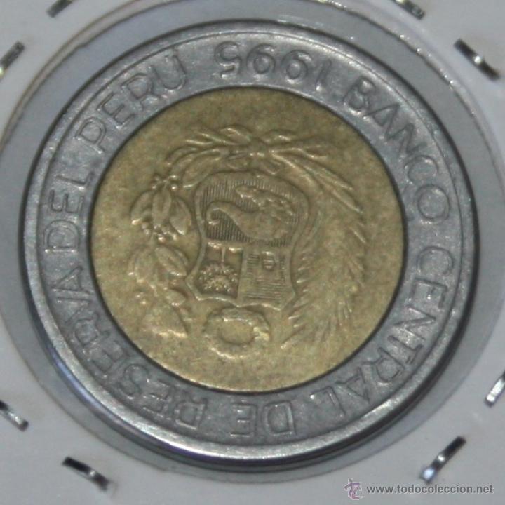 Monedas antiguas de Am&eacute;rica: 5 SOLES DEL PERU - Foto 2
