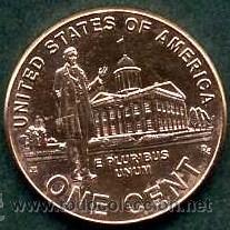 Monedas antiguas de América: ESTADOS UNIDOS 1 CENT DEL 2009 ( ABRAHAN LINCOLN ) Nº3