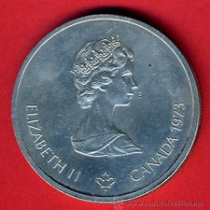 Monedas antiguas de América: MONEDA CANADA , 10 DOLARES PLATA , OLIMPIADA MONTREAL 1976 , ORIGINAL ,B