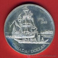 Monedas antiguas de América: MONEDA CANADA , 1 DOLAR DOLLAR CONMEMORATIVA ,1999 , PLATA , PROOF ,ORIGINAL , Z20