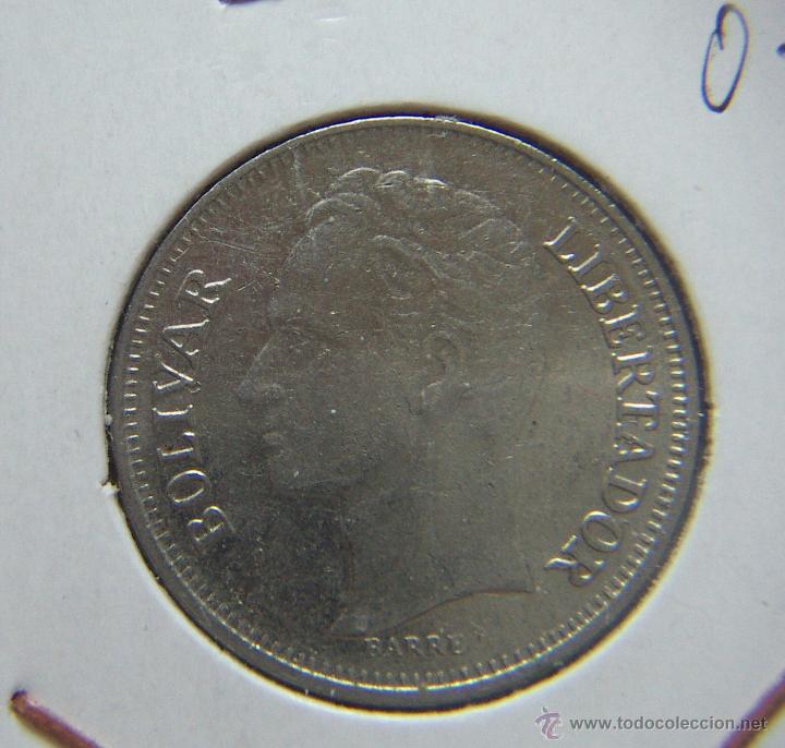 Monedas antiguas de Am&eacute;rica: Moneda de Venezuela 50 cent 1988 - Foto 1