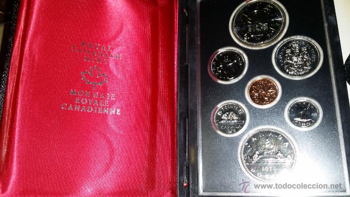 Monedas antiguas de Am&eacute;rica: DOLAR DE CANADA,SET DE MONEDAS CANADIENSES - Foto 1