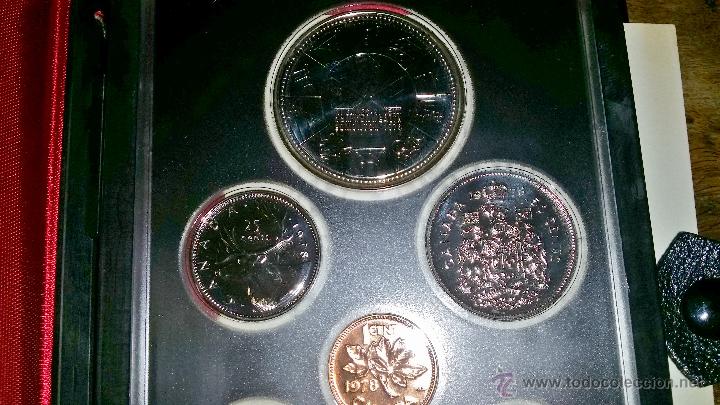 Monedas antiguas de Am&eacute;rica: DOLAR DE CANADA,SET DE MONEDAS CANADIENSES - Foto 2