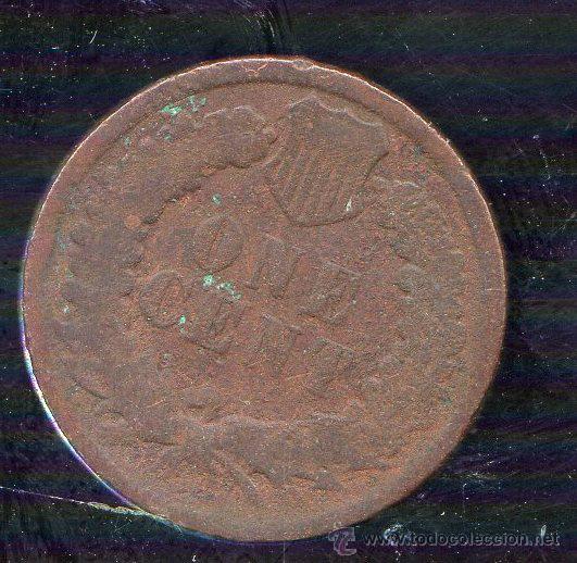 Monedas antiguas de Am&eacute;rica: ESTADOS UNIDOS. ONE CENT. 1900 - Foto 2
