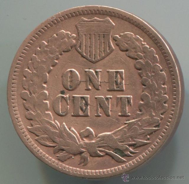 Monedas antiguas de Am&eacute;rica: USA. one indian cent 1905 - Foto 2