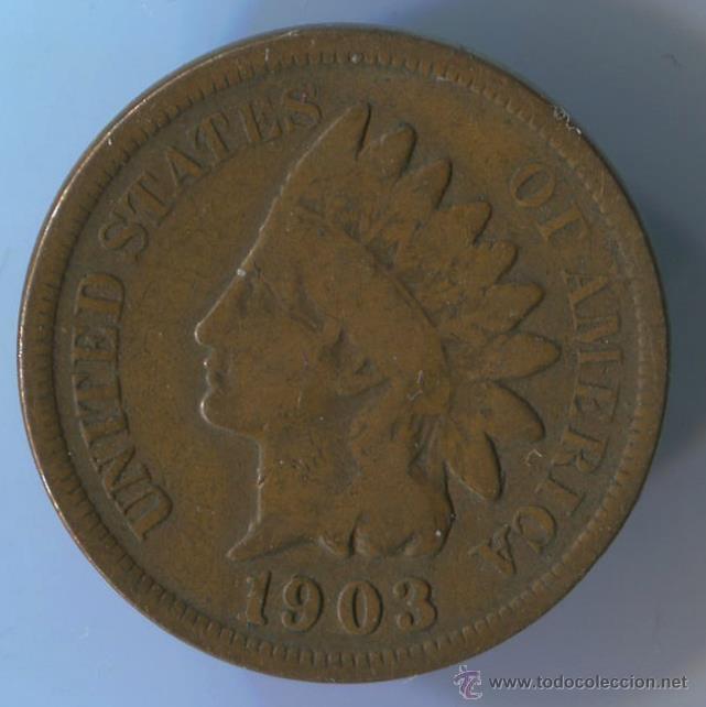 Monedas antiguas de Am&eacute;rica: USA. one indian cent 1903 - Foto 1