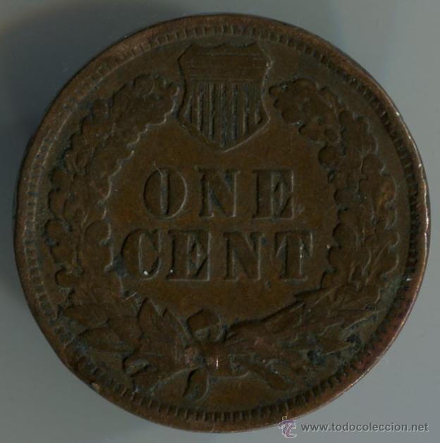 Monedas antiguas de Am&eacute;rica: USA. one indian cent 1904 - Foto 2