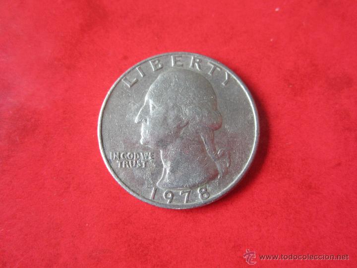 Monedas antiguas de Am&eacute;rica: USA. 1/4 de dollar. 1978 - Foto 1