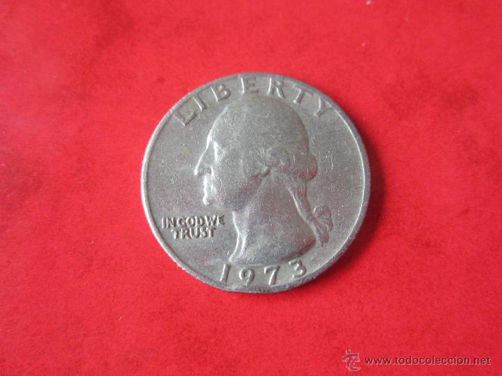 Monedas antiguas de Am&eacute;rica: USA. 1/4 de dollar. 1973 - Foto 1