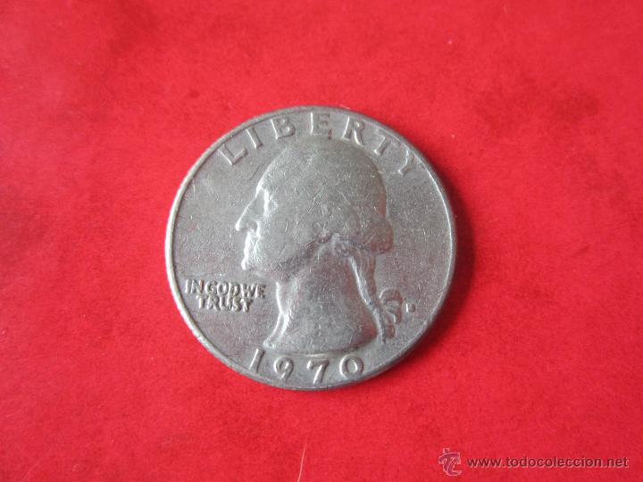 Monedas antiguas de Am&eacute;rica: USA. 1/4 de dollar. 1970-D - Foto 1