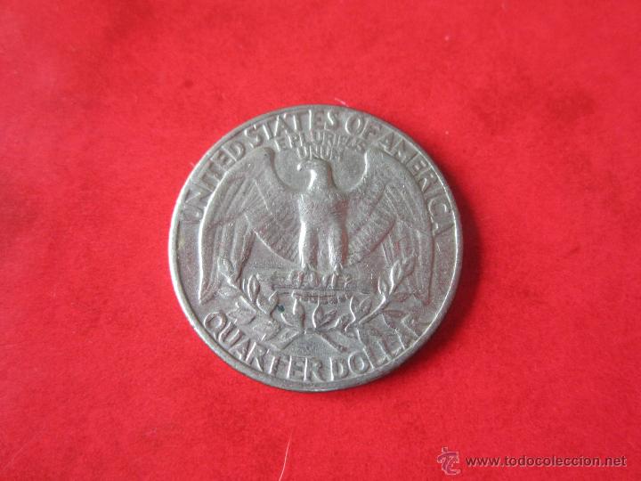 Monedas antiguas de Am&eacute;rica: USA. 1/4 de dollar. 1970-D - Foto 2