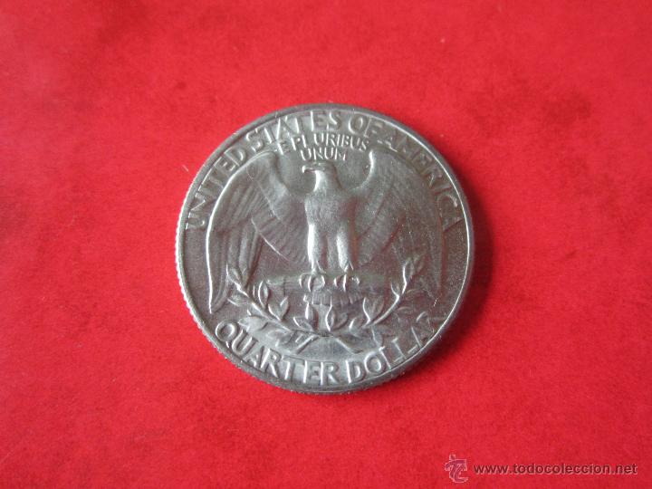 Monedas antiguas de Am&eacute;rica: USA. 1/4 de dollar. 1968 - Foto 2