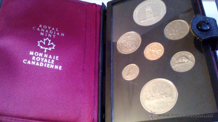 Monedas antiguas de Am&eacute;rica: ESTUCHE proof DE MONEDAS DE CANADA 1977 - Foto 1