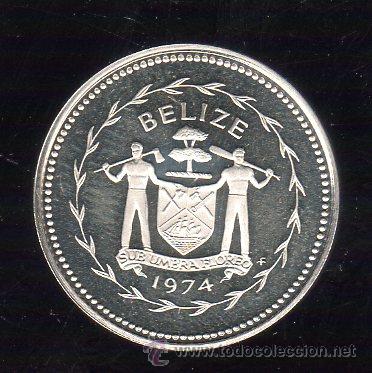 Monedas antiguas de Am&eacute;rica: BELICE. 1 CENTIMO. 1974. PROOF - Foto 2