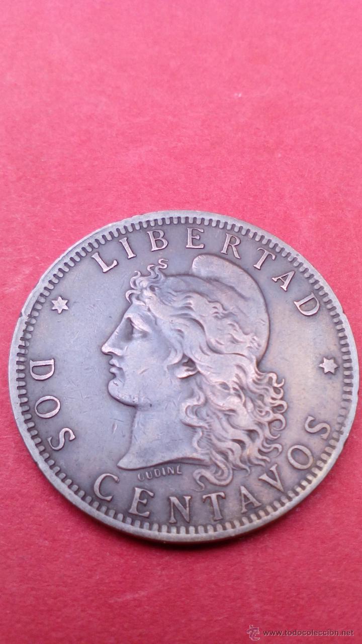 Monedas antiguas de Am&eacute;rica: ARGENTINA, 2 CENTAVOS DE 1891 - Foto 1