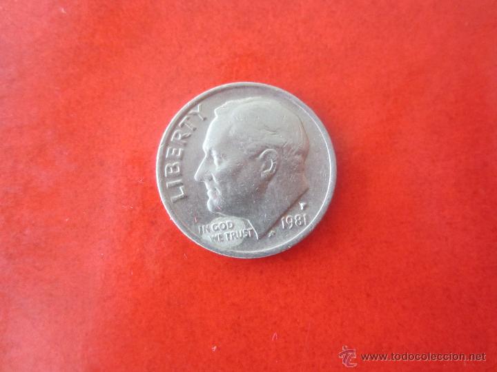 Monedas antiguas de Am&eacute;rica: Usa. 1 dime. 1981-P - Foto 1