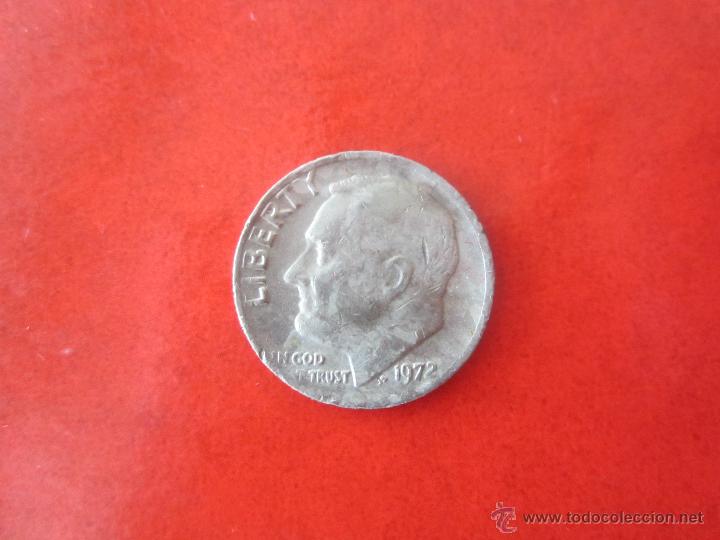 Monedas antiguas de Am&eacute;rica: Usa. 1 dime. 1972 - Foto 1