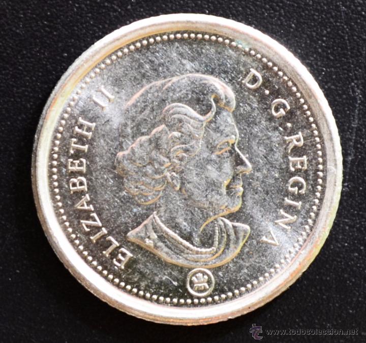 Monedas antiguas de Am&eacute;rica: Canad&aacute; 10 CNTS SC 2005 - Foto 2