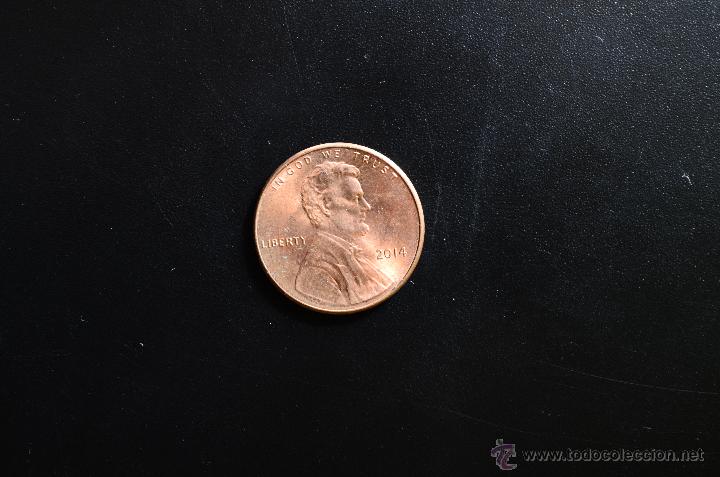 Monedas antiguas de Am&eacute;rica: BONITA MONEDA EUA 1 cent SC 2014 - Foto 2