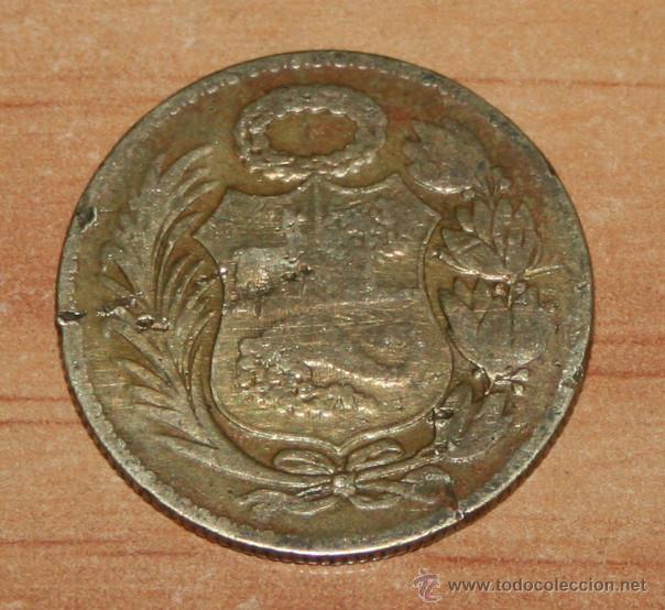Monedas antiguas de Am&eacute;rica: MONEDA DEL PERU, 1/2 SOL DE ORO 1941 - Foto 3