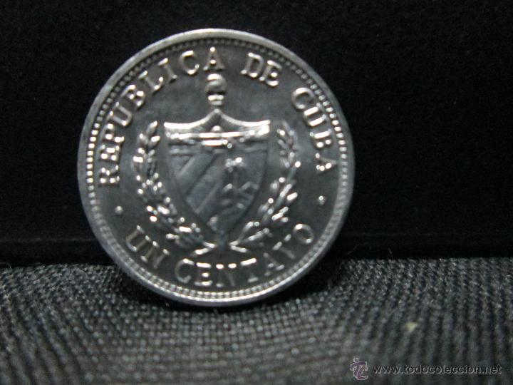 Monedas antiguas de Am&eacute;rica: 1 centavo 1969 cuba - Foto 2
