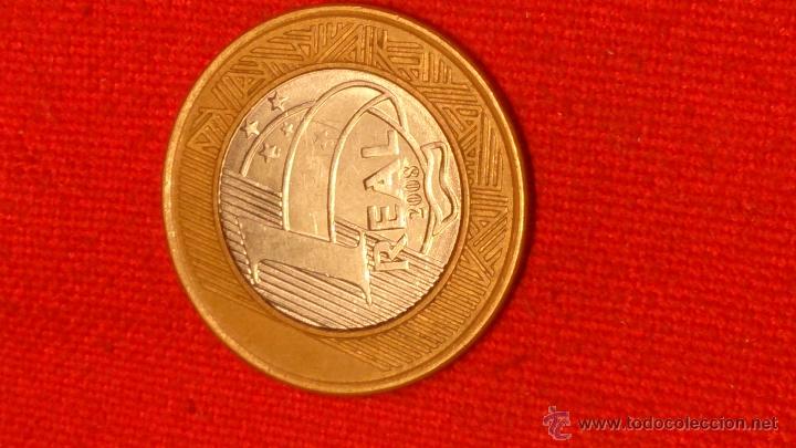 Monedas antiguas de Am&eacute;rica: BRASIL - 1 REAL - 2008 - CALIDAD EBC - Foto 2