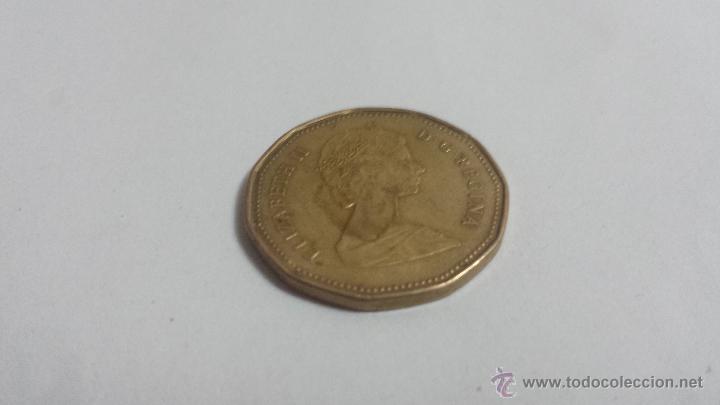 Monedas antiguas de Am&eacute;rica: MONEDA DE 1 D&Oacute;LAR 1988 CANADA - Foto 2