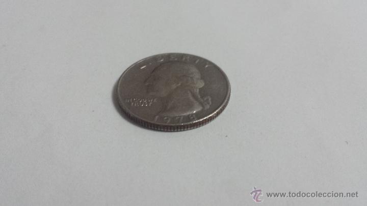 Monedas antiguas de Am&eacute;rica: MONEDA DE 1/4 DE D&Oacute;LAR 1978 EEUU - Foto 2