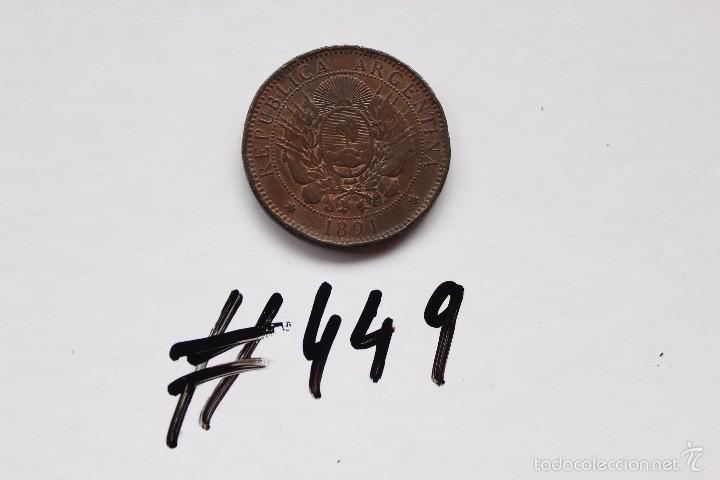 Monedas antiguas de Am&eacute;rica: ARGENTINA  2 CENTAVOS  1891 - Foto 1